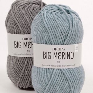 Drops Big Merino garn - 50g (ca 20 olika färgval) Drops Big Merino garn - 50g (ca 20 olika färgval)