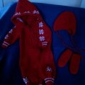 Kundbild Viking garn Baby Ull 50g - Röd (350)