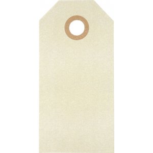 Manillamärken - cream - 4 x 8 cm - 1000 st Manillamärken - cream - 4 x 8 cm - 1000 st