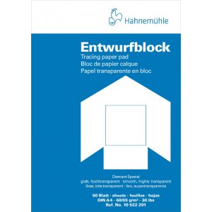 Tracingblock Hahnemühle Diamant 60/65g Tracingblock Hahnemühle Diamant 60/65g