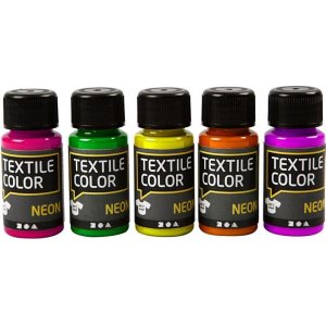 Textile Color textilfärg - mixade färger - 5 x 50 ml Textile Color textilfärg - mixade färger - 5 x 50 ml