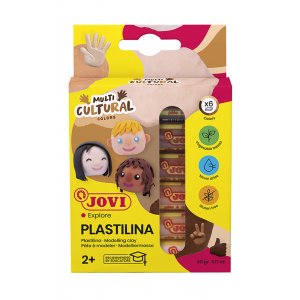 Lera - Jovi Plastilina - 6-pack i blandade färger 15 g Lera - Jovi Plastilina - 6-pack i blandade färger 15 g