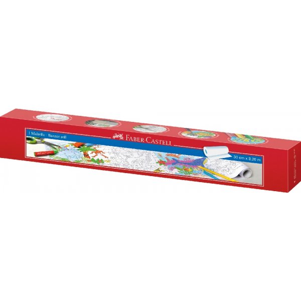 Ritpapper Rulle Hftande/avtagbart - 3,2m x 30 cm