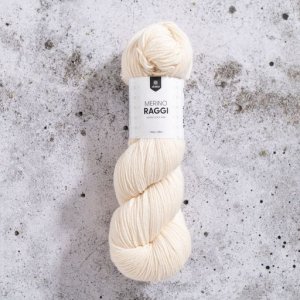 Merino Raggi 100g - Blanch Antique Merino Raggi 100g - Blanch Antique