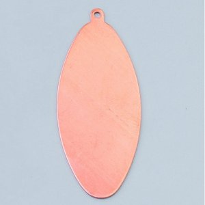 Hängsmycke 59 x 25 mm - ovalt 1-hål Hängsmycke 59 x 25 mm - ovalt 1-hål