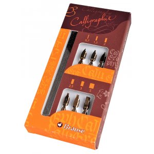 Kalligrafiset Brause Bandzung - Träskaft + 6 stift Kalligrafiset Brause Bandzung - Träskaft + 6 stift