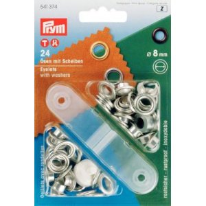 Öljetter mässing - silverfärgade 4-14mm (fler olika produktval) Öljetter mässing - silverfärgade 4-14mm (fler olika produktval)
