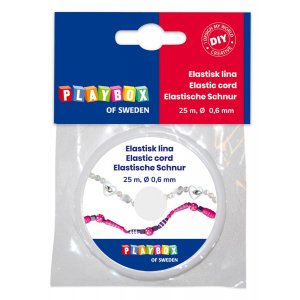 Elastisk lina 0,6 mm - Transparent - Flera längder! Elastisk lina 0,6 mm - Transparent - Flera längder!