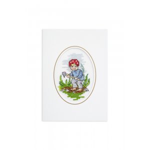 Broderikit Kort - Hjälpredor i trädgården 3-pack Broderikit Kort - Hjälpredor i trädgården 3-pack