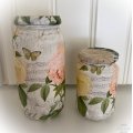 Kundbild Decoupage-set - 2 x 100 ml 1 x lim, 1 x lack: Sparar glasburkar & dessa är...