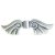 Vingprlor Swirl - silver