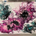 Kundbild Pouring medium Liquitex 946 ml: Fantasin får avgöra vad bilden...