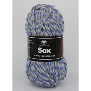 Sox 50g - Jeansblå/ljusblå/beige/oblekt (12) Sox 50g - Jeansblå/ljusblå/beige/oblekt (12)