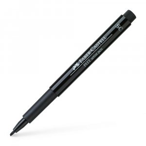 Ritpenna PITT Artist Soft Chisel 1-3mm Black Ritpenna PITT Artist Soft Chisel 1-3mm Black