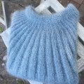 Kundbild DROPS Kid-Silk Uni Colour garn - 25g - Grå (10): Sundaysweater mohair edition från...