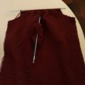 Kundbild Svarta Fåret Ulrika garn 50g - Vinröd (47): Jag är mycket nöjd med garnet...