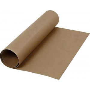 Läderpapper - mörkbrun - enfärgad - 1 m Läderpapper - mörkbrun - enfärgad - 1 m
