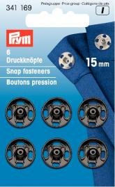 Tryckknappar (fastsys) mässing svart Tryckknappar (fastsys) mässing svart