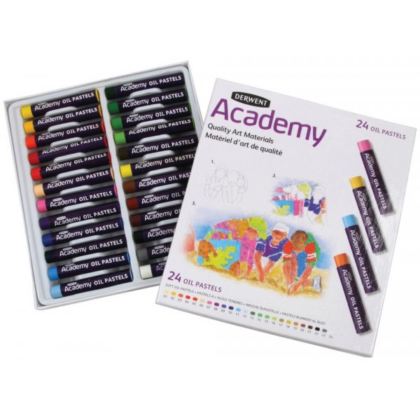 Derwent Oljepastel - 24 Kritor