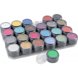 Grimas ansiktsfärg - sminkpalett - mixade färger - 24 x 15 ml Grimas ansiktsfärg - sminkpalett - mixade färger - 24 x 15 ml