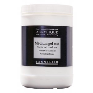 Akrylmedium Sennelier - Matte Gel Medium Akrylmedium Sennelier - Matte Gel Medium